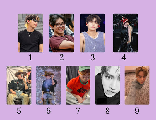 Taehyung Photo Card Pack | BTS V Photocards | Taehyung PC Set A & Set B | Kpop Fanmade Photocards