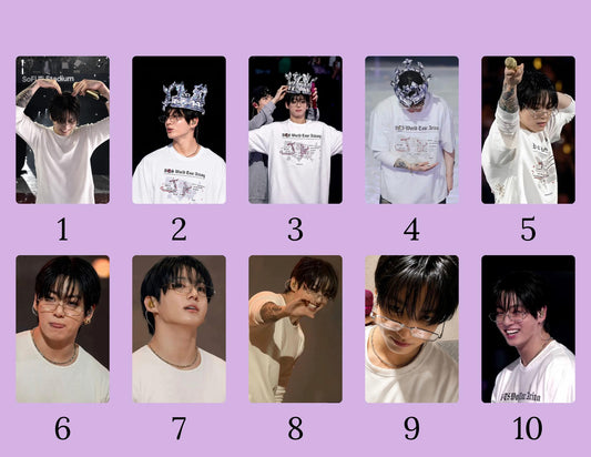 Jungkook Birthday Photocards | K-Pop Fanmade Photocard | Jungkook Birthday Collection | Individual or Complete Set | K-Pop Collectible
