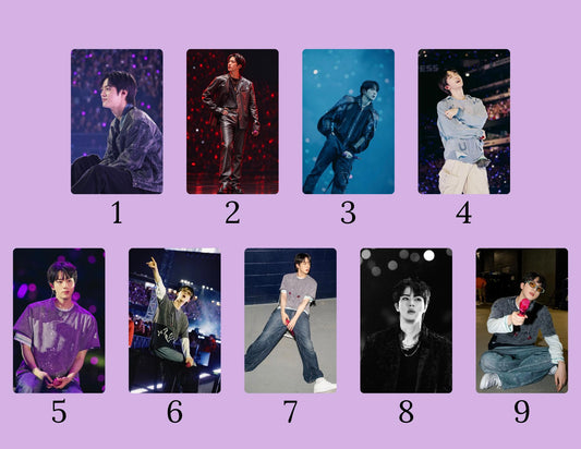 Jin Photo Card Pack | BTS Jin Photocards | Jin PC Set A & Set B | Kpop Fanmade Photocards