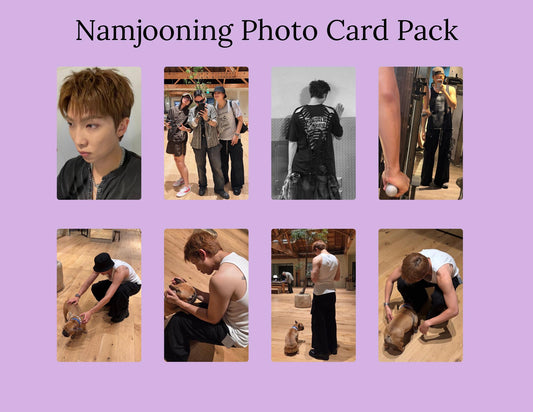 Namjooning Photocard Pack | K-Pop Fanmade Photocards | RM Inspired Photo Card Set | Korean Pop Collectible | Namjoon Fan Gift