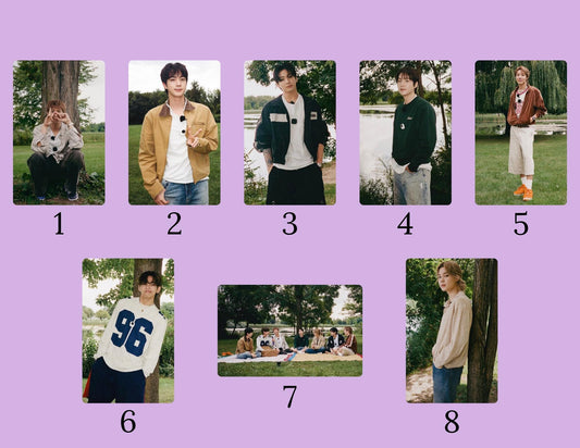 BTS Picnic Photo Cards | BTS Photocards | BTS oT7 Kpop Photocard | Picnic pc Set | Fanmade